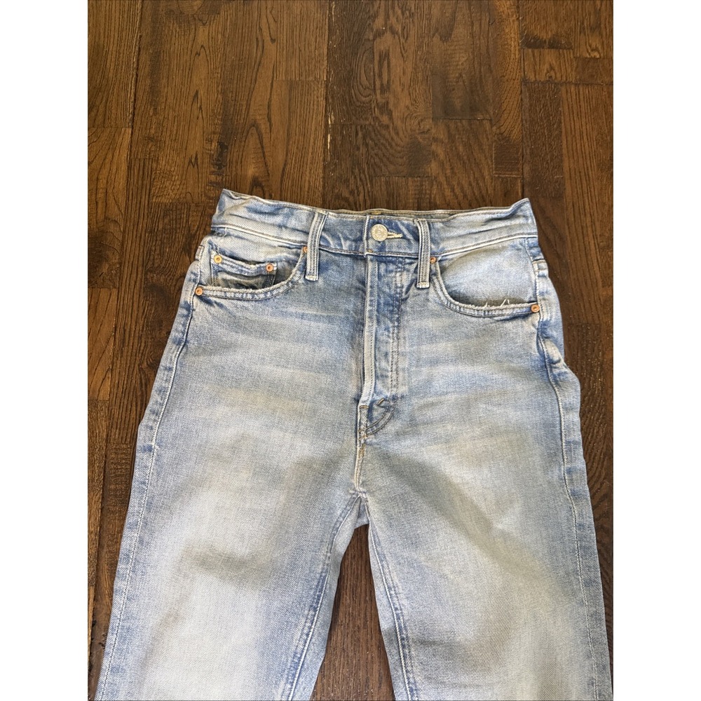 MOTHER The Tripper Ankle Jeans Size 23 Light Wash High Rise USA 27" EUC